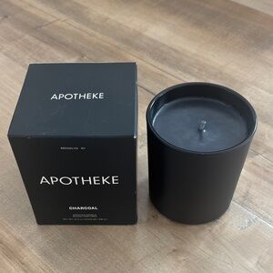 Apotheke Charcoal Black Candle 10.5oz